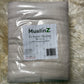 MuslinZ 12 pack Muslin Squares 70x70cm 100% Organic Cotton-Flat Nappy-MuslinZ-Natural Unbleached-The Nappy Market