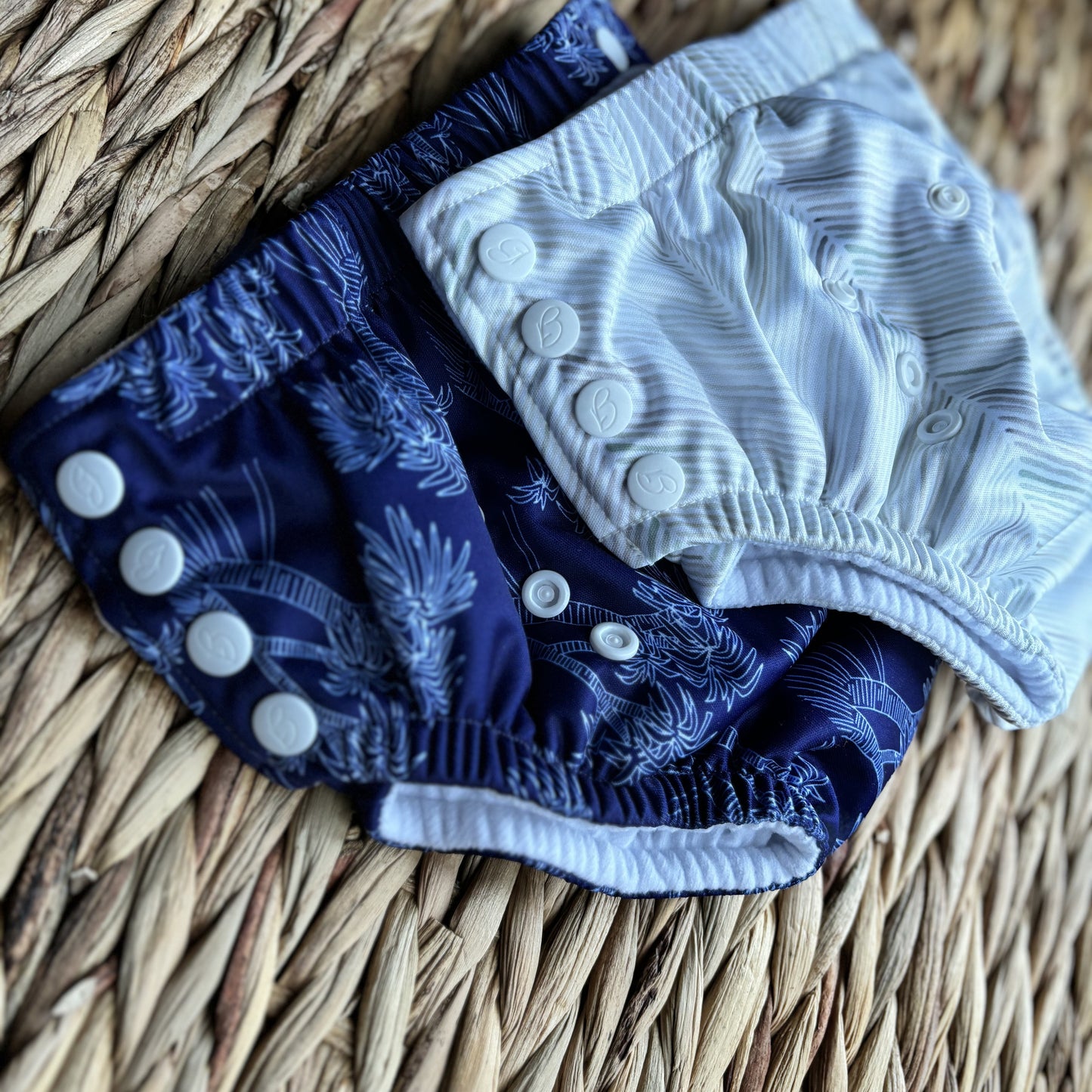 Bare & Boho One Size Reusable Swim Nappy 5-14 Kg-Swim Nappy-Bare & Boho-Botanical-The Nappy Market