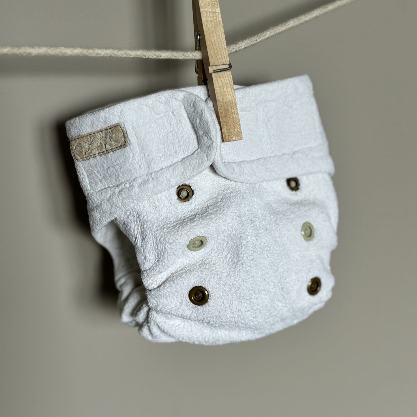 Puppi Fitted Bamboo Velour Cloth Diaper-The Nappy Market-The Nappy Market