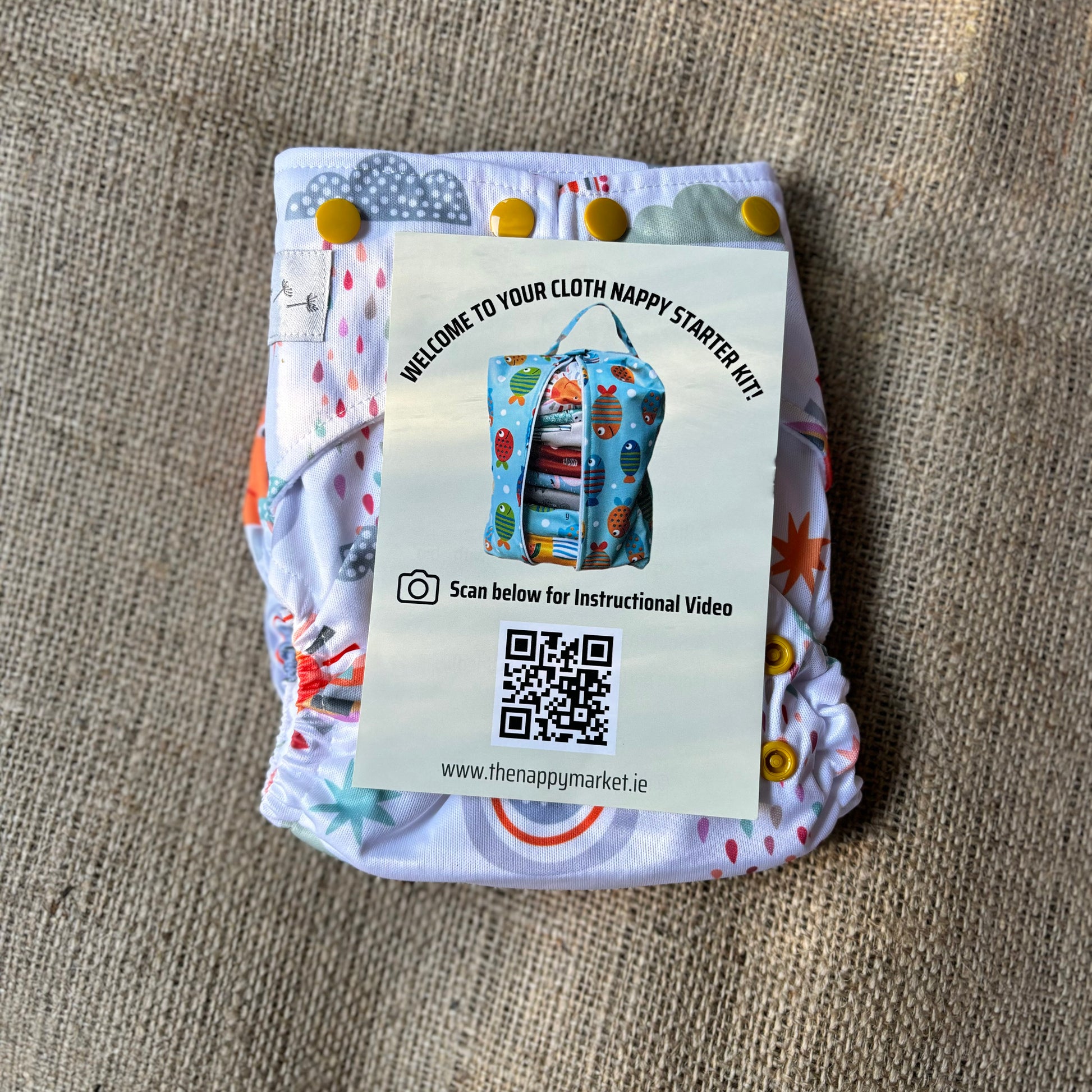 Starter Pocket Cloth Nappy Bundle-Bundle-The Nappy Market-Wild Atlantic Way-The Nappy Market