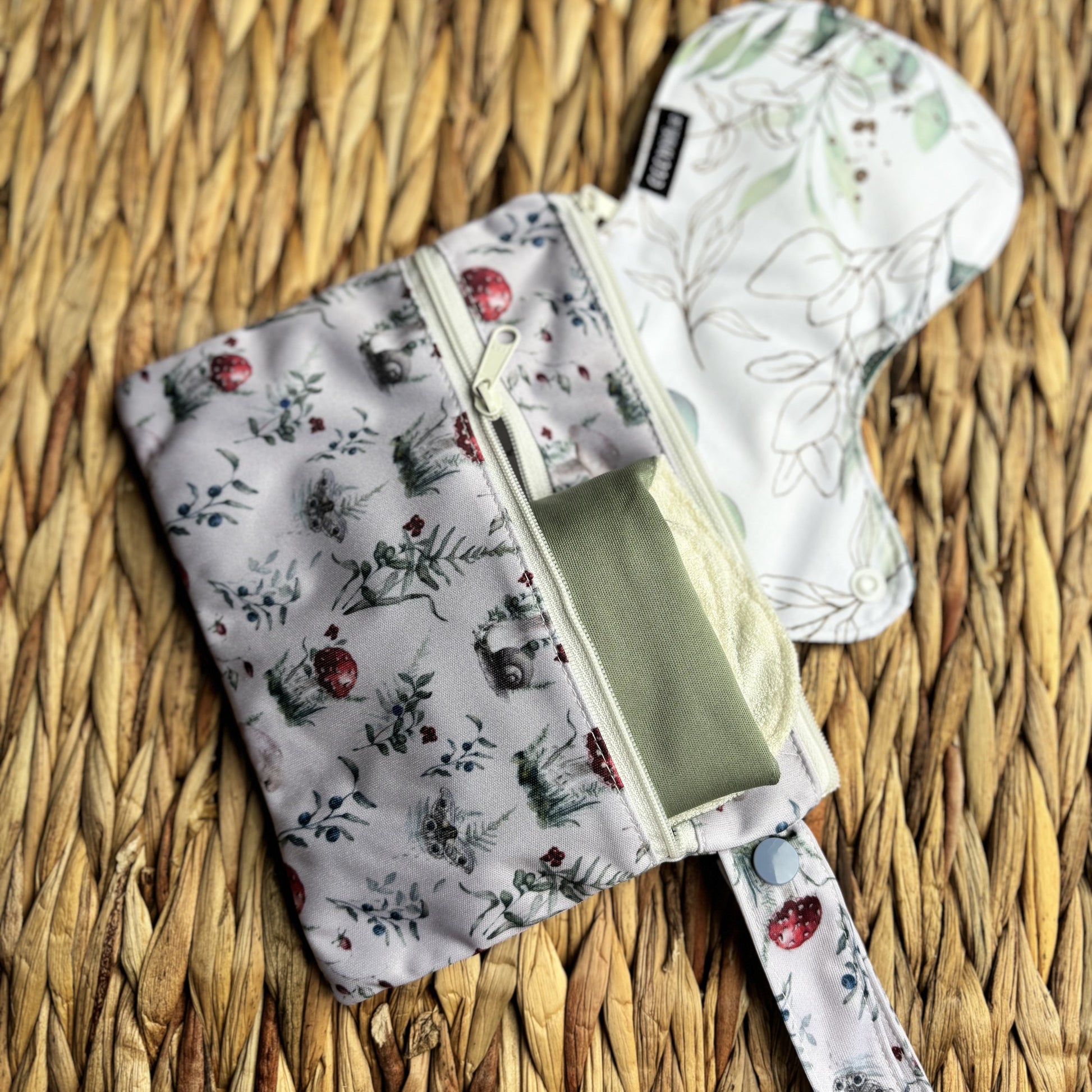 Eco Mini Bamboo Contour Cloth Pad - Heavy / Night-Cloth Sanitary Pads-Eco Mini-Boob Mandala-The Nappy Market