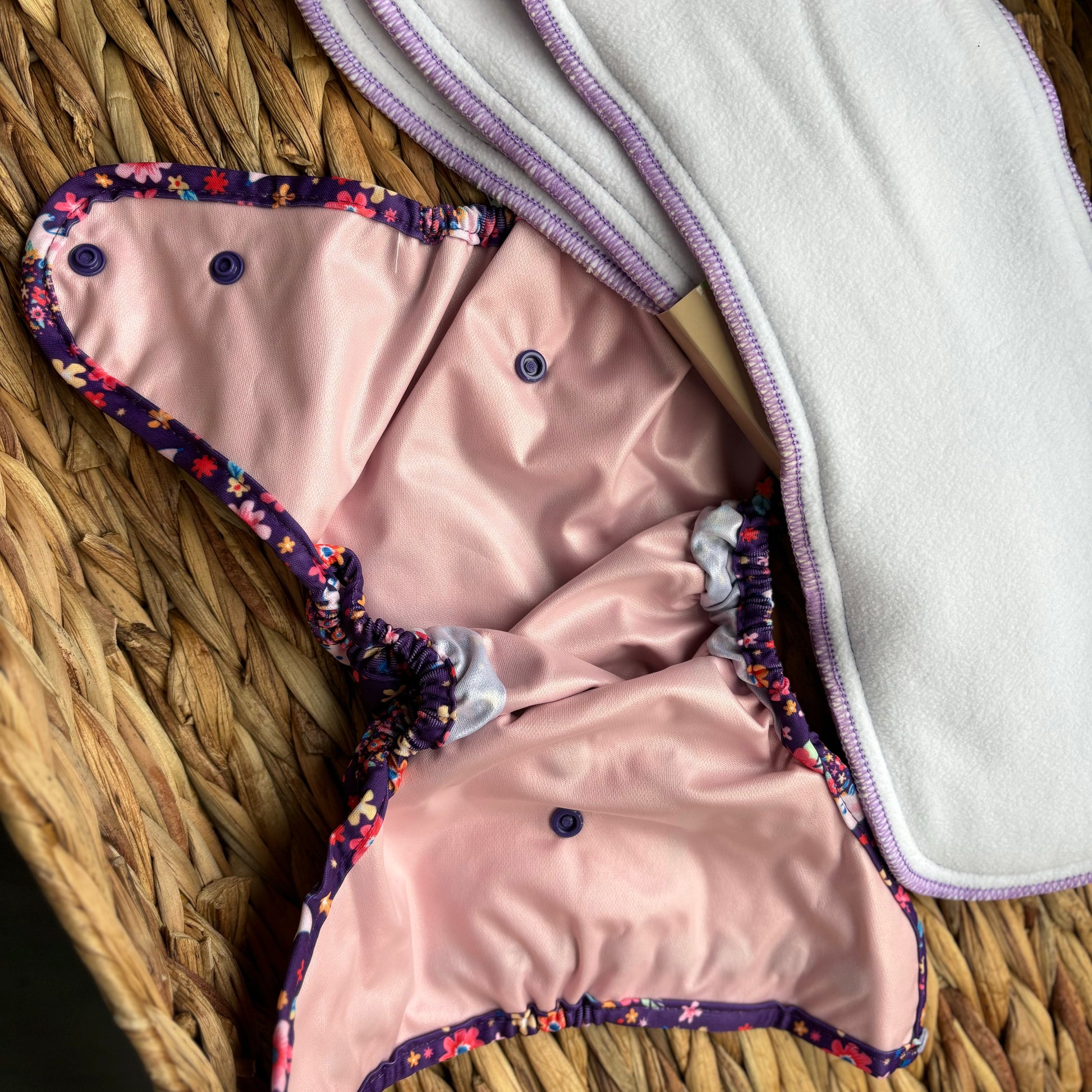 Button Diapers One Size Nappy Wrap/Cover 9-35lbs-Wrap-Buttons-Charlotte-The Nappy Market