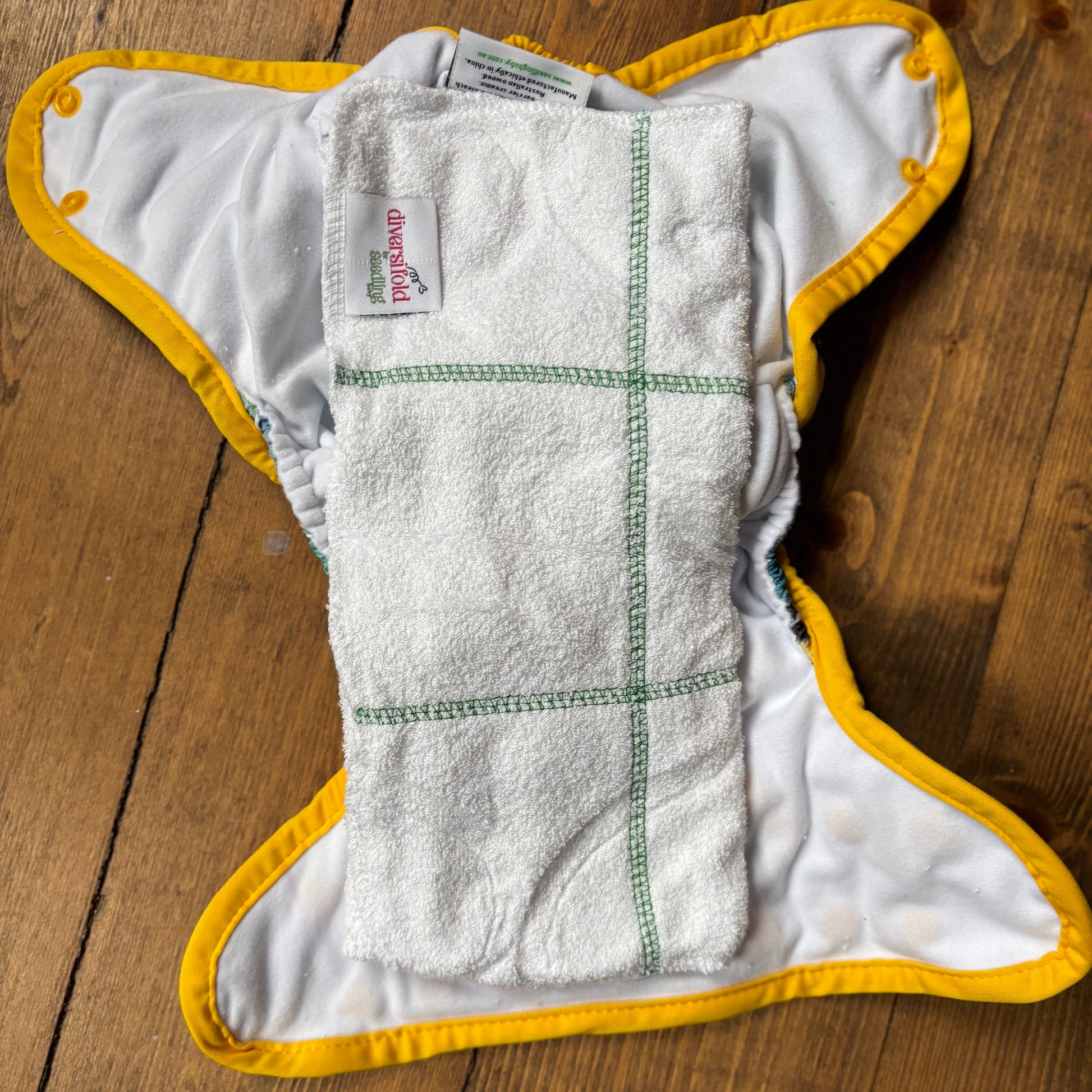 Seedling Baby Multi-Fit One-Size Pocket Nappy-Pocket Nappy-Seedling Baby-Beehive Black-The Nappy Market