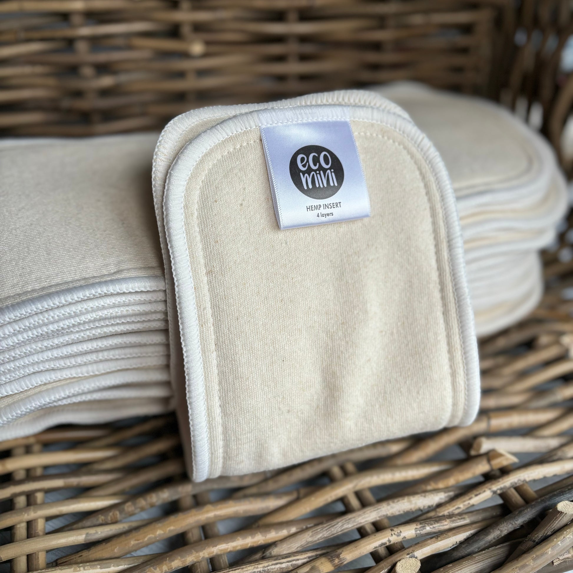 Eco Mini 4 Layer Hemp Cotton Insert-Inserts-Eco Mini-The Nappy Market