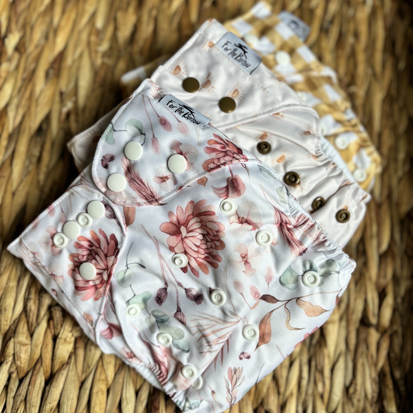 For the Burrow Pocket Nappy-Pocket Nappy-For the Burrow-Boho Garden-The Nappy Market