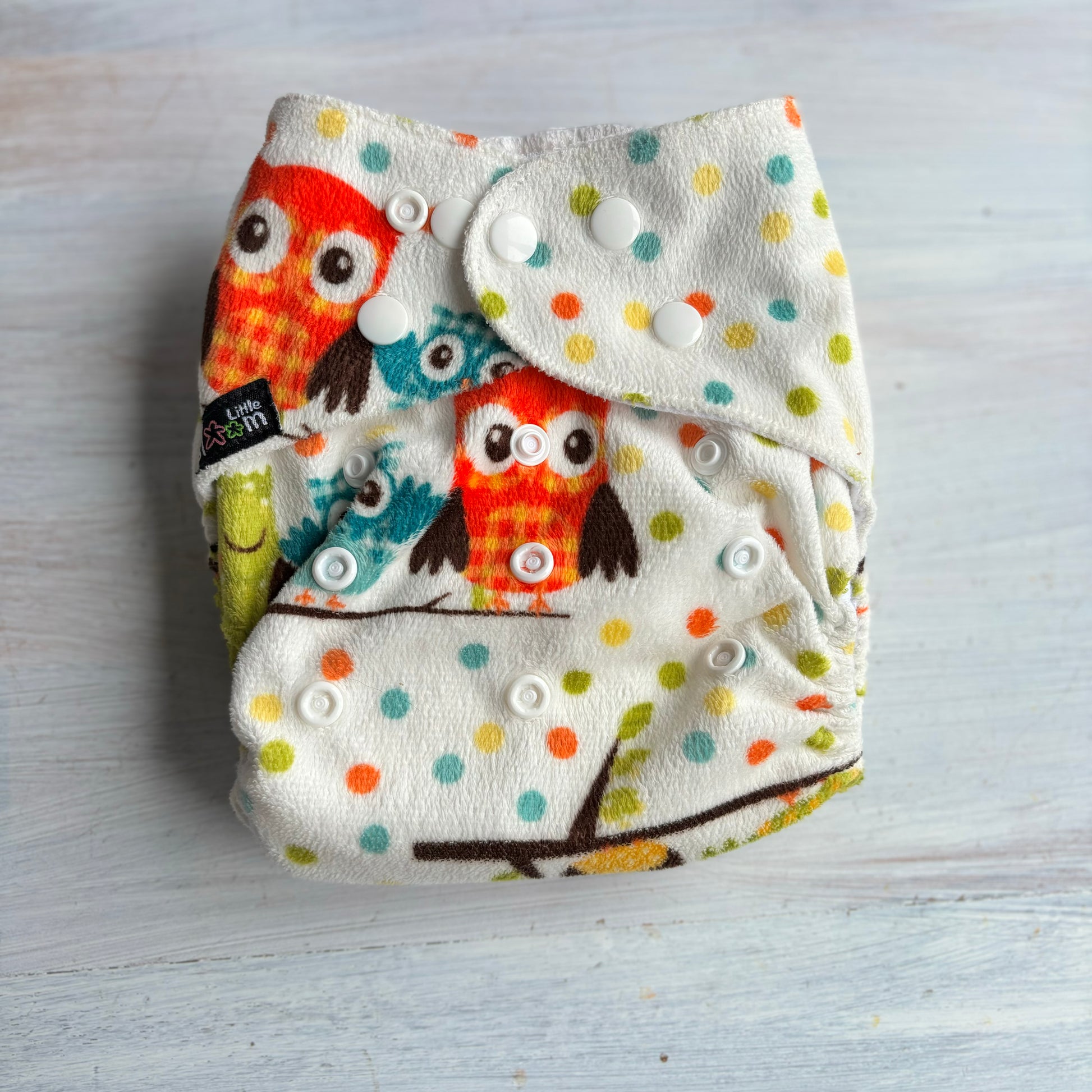 Littles & Bloomz BTP Pocket Nappy-Pocket Nappy-Littles & Bloomz-Pink Penguin-The Nappy Market