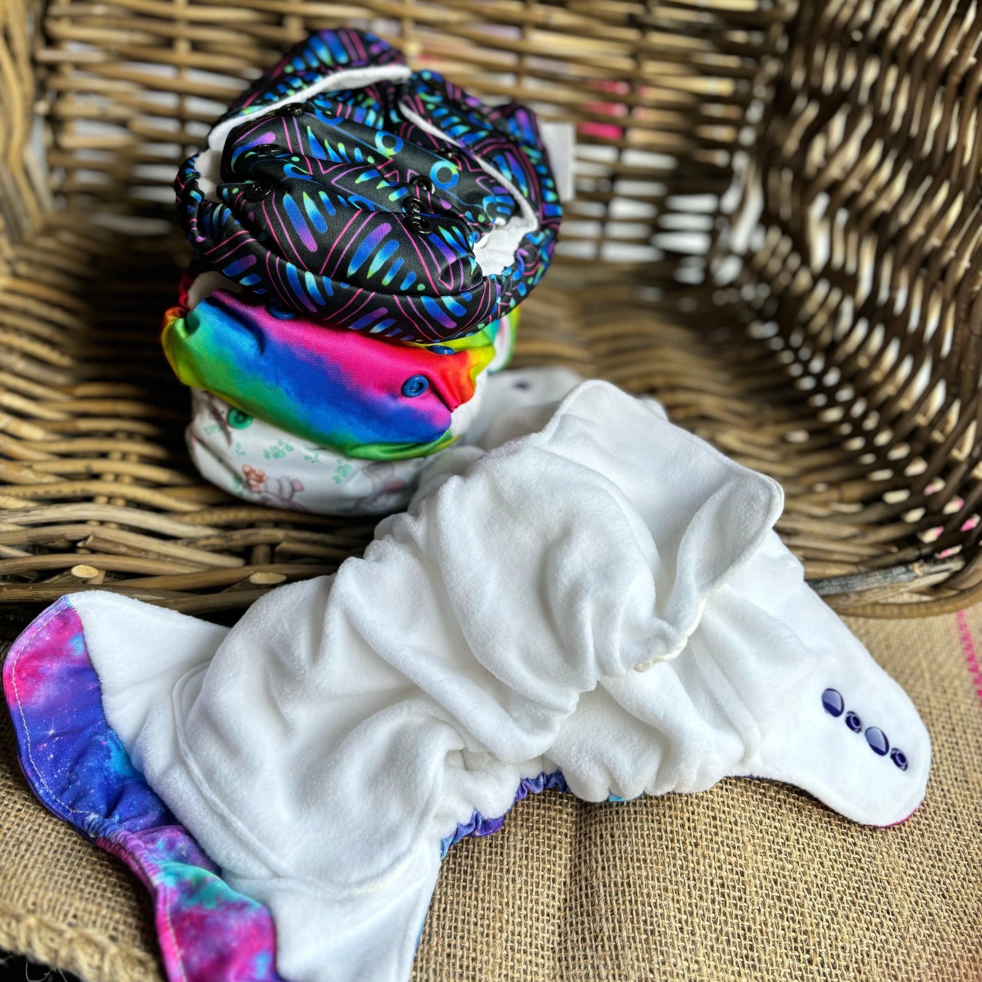 Bells Bumz Reusabelles Size 1 Newborn Roller-All In One Nappy-Bells Bumz-Awakening-The Nappy Market