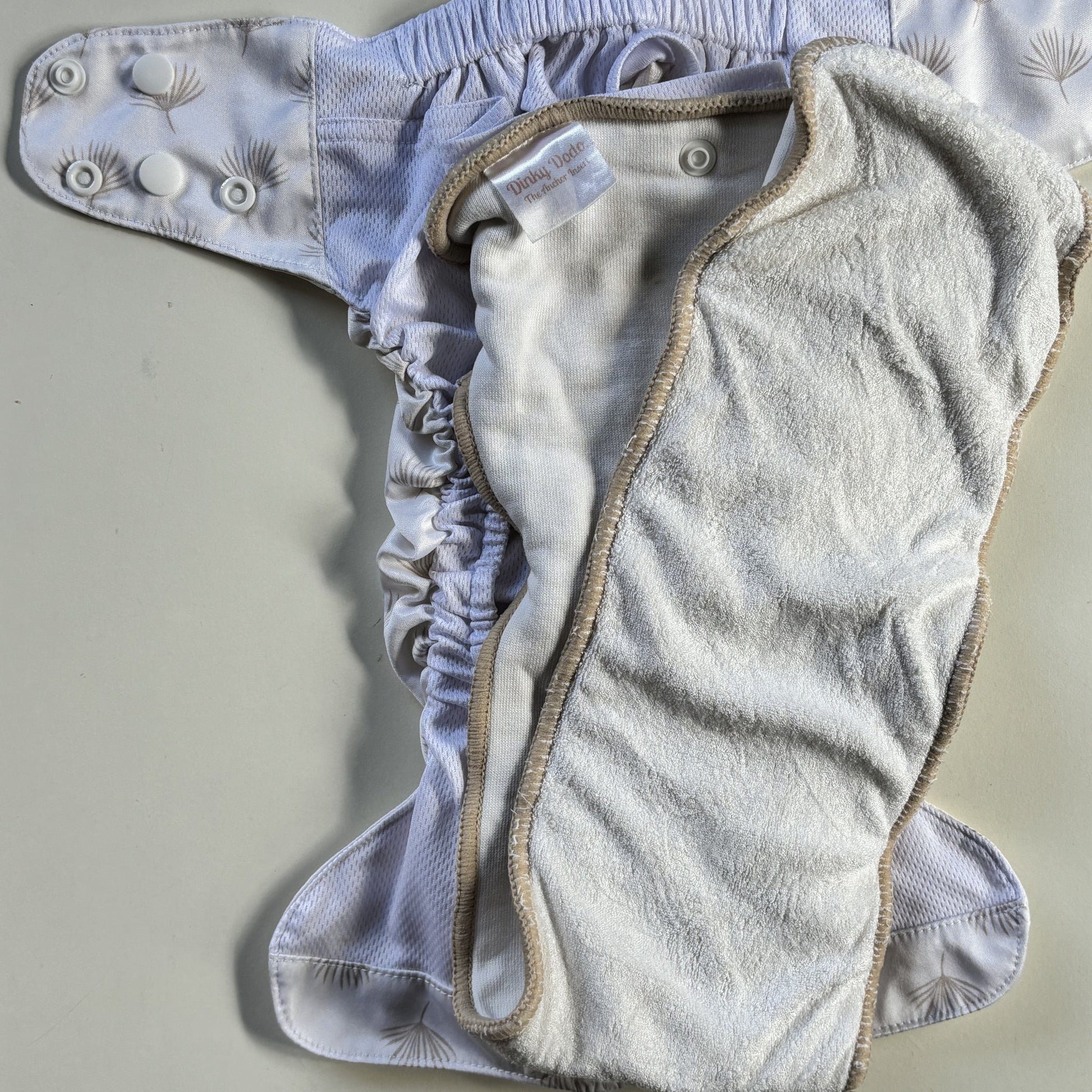 Dinky Doo Original Snap in Pocket Cloth Nappy-Snap in with Pocket-Dinky Doo-Pampas-The Nappy Market