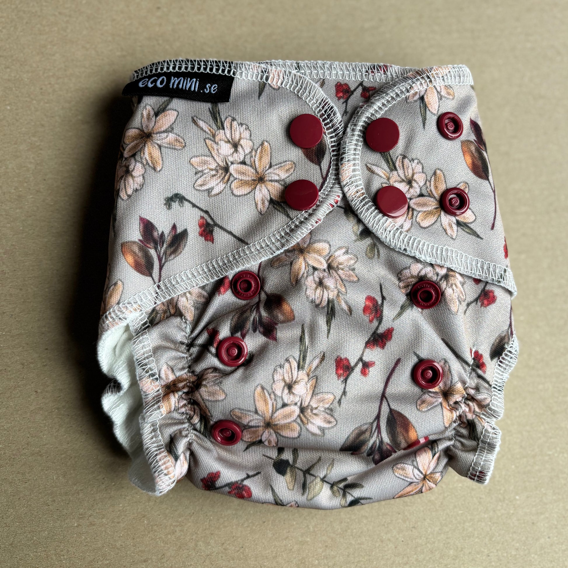 Eco Mini Newborn All in One Natural Cloth Nappy-All In One Nappy-Eco Mini-Eternal Sunshine-The Nappy Market