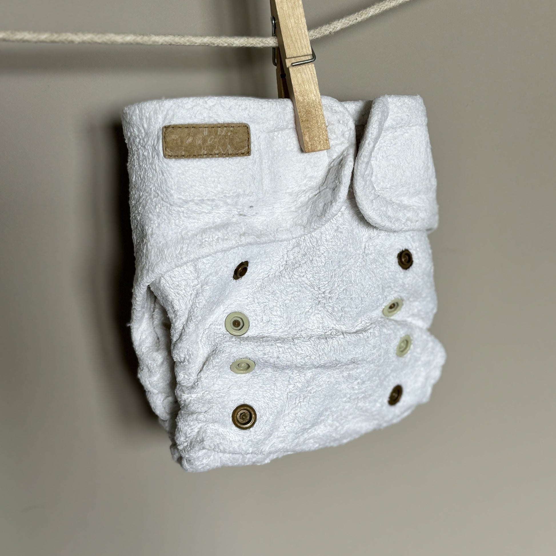 Puppi Fitted Bamboo Velour Cloth Diaper-The Nappy Market-The Nappy Market
