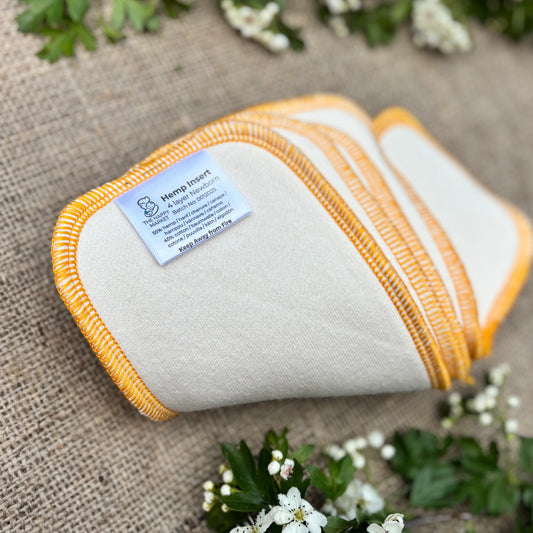 The Nappy Market - 4 Layer Hemp Cotton Booster-Inserts-The Nappy Market-One Size-Single-The Nappy Market