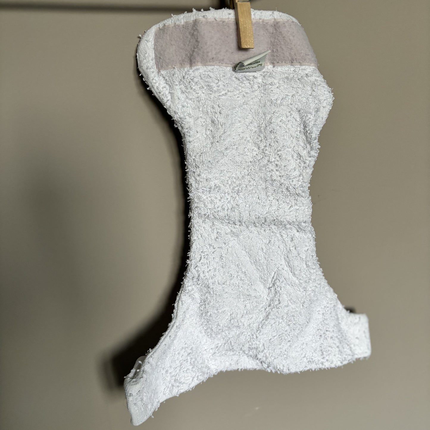 Little Lamb Cotton Fitted Nappy Size 1 ZERO WASTE-Fitted Nappy-Little Lamb-The Nappy Market
