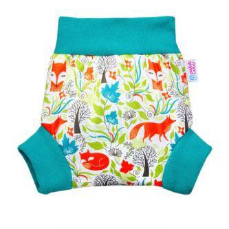 Petit Lulu Pull Up Nappy Cover Large-Wrap-Petit Lulu-Foxes-The Nappy Market