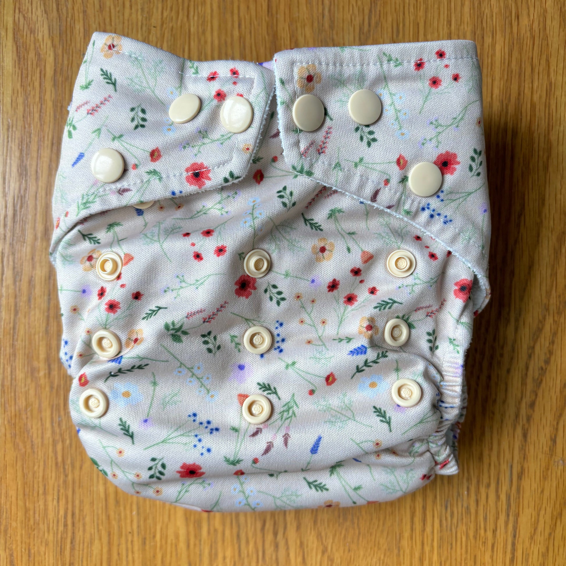 Baba + Boo One Size Pocket Nappy-Pocket Nappy-Baba + Boo-Wildflower-The Nappy Market