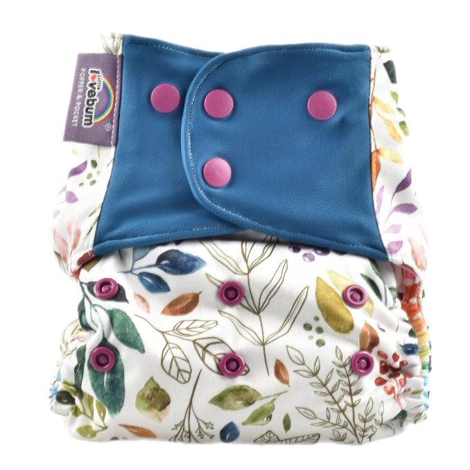 Little Lovebum Popper Pocket V3 Nappy-Pocket Nappy-Little Love Bum-Berry-The Nappy Market