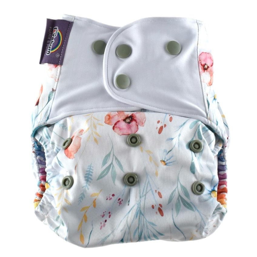 Little Lovebum Popper Pocket V3 Nappy-Pocket Nappy-Little Love Bum-Poppy-The Nappy Market