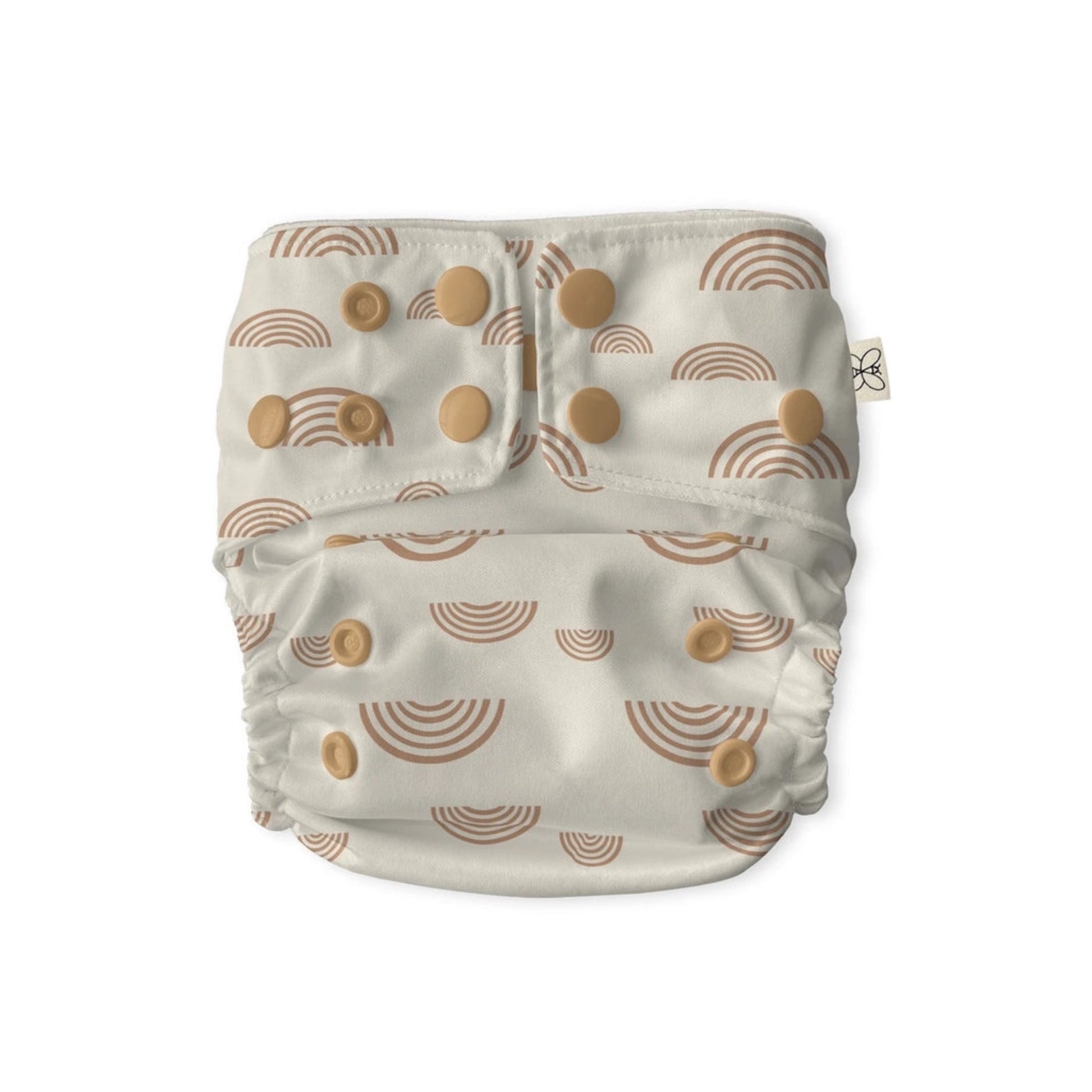 Bebe Hive Snap in Pocket Nappy-Snap in with Pocket-The Bebe Hive-Butterscotch Dream-The Nappy Market