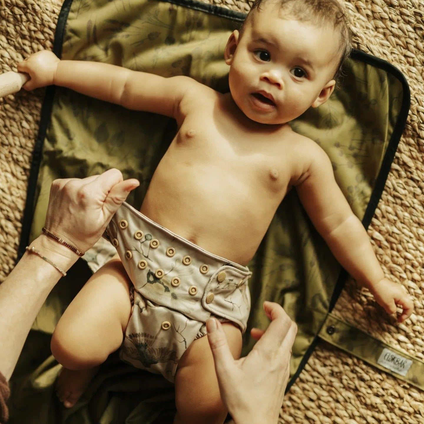 Elskbar Bamboo Travel Changing Mat-Changing Mat-Elskbar-Dandelion-The Nappy Market
