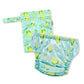 EcoKinly Splash & Dash Reusable Swim Nappy & Set-Swim Nappy-Ecokinly-Limoncello-0-1 Years / Small - Medium-Wet Bag & Nappy Set-The Nappy Market