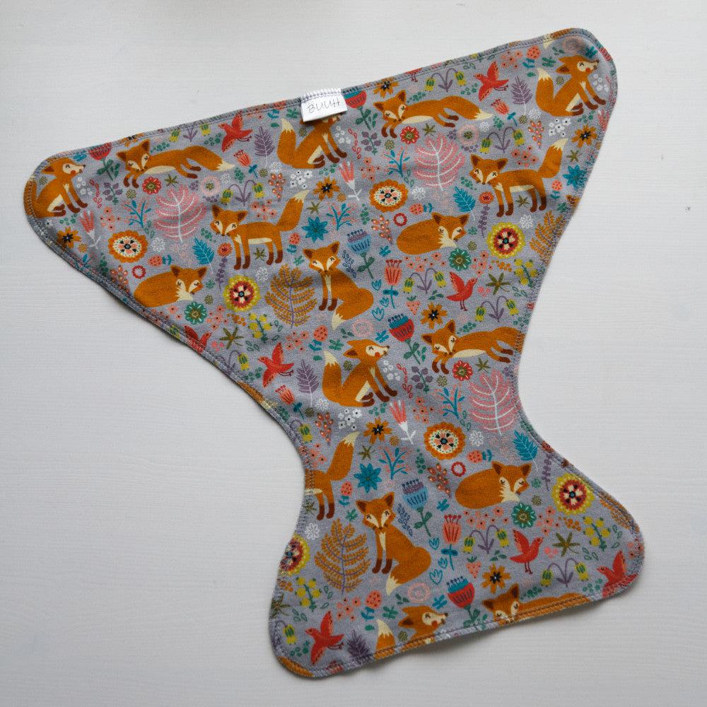 Buuh Tencel Pocket Nappy-Preflat-Buuh-Australian Animals on Mustard-The Nappy Market