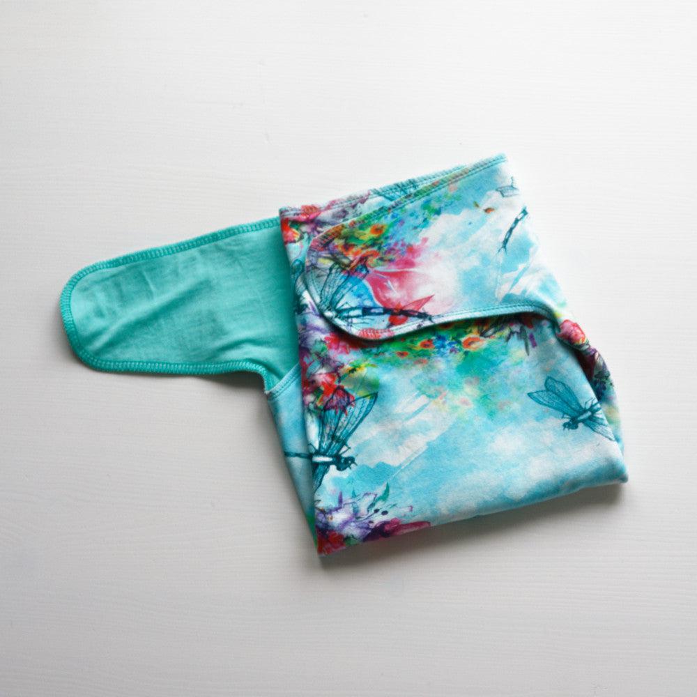 Buuh Preflat Tencil Nappy PREORDER Open-Preflat-Buuh-Dragonflies-The Nappy Market