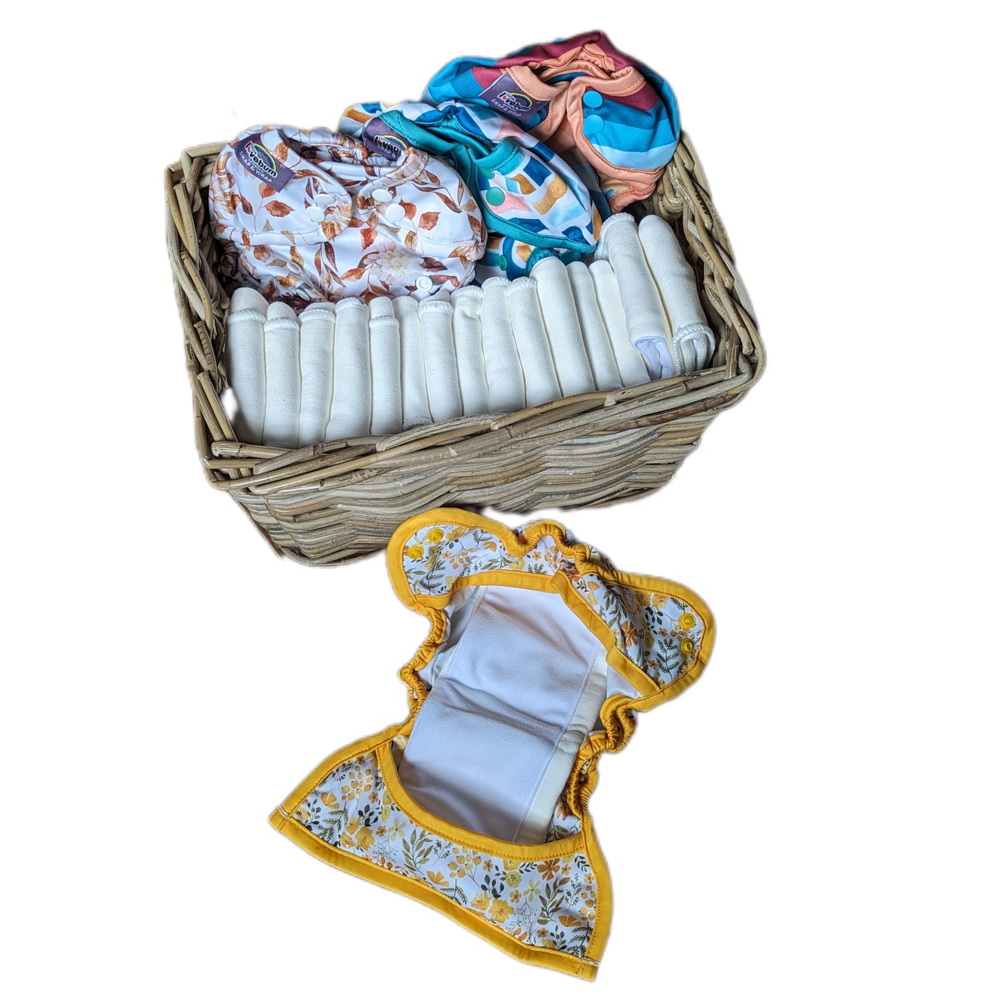 Little Lovebum - Newborn Snap and Wrap Kit-All In One Nappy-Little Love Bum-Akiho-The Nappy Market