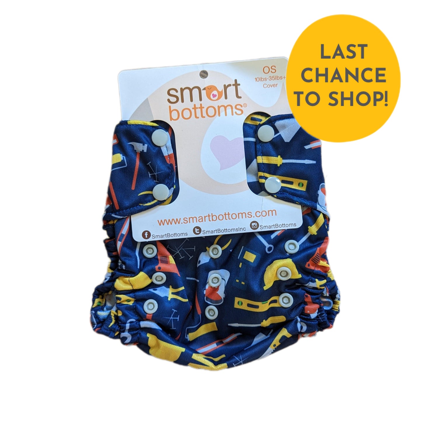 Smart Bottoms Too Smart Cover 2.0 Double Gusset CLEARANCE-Wrap-Smart Bottoms-Construction-The Nappy Market