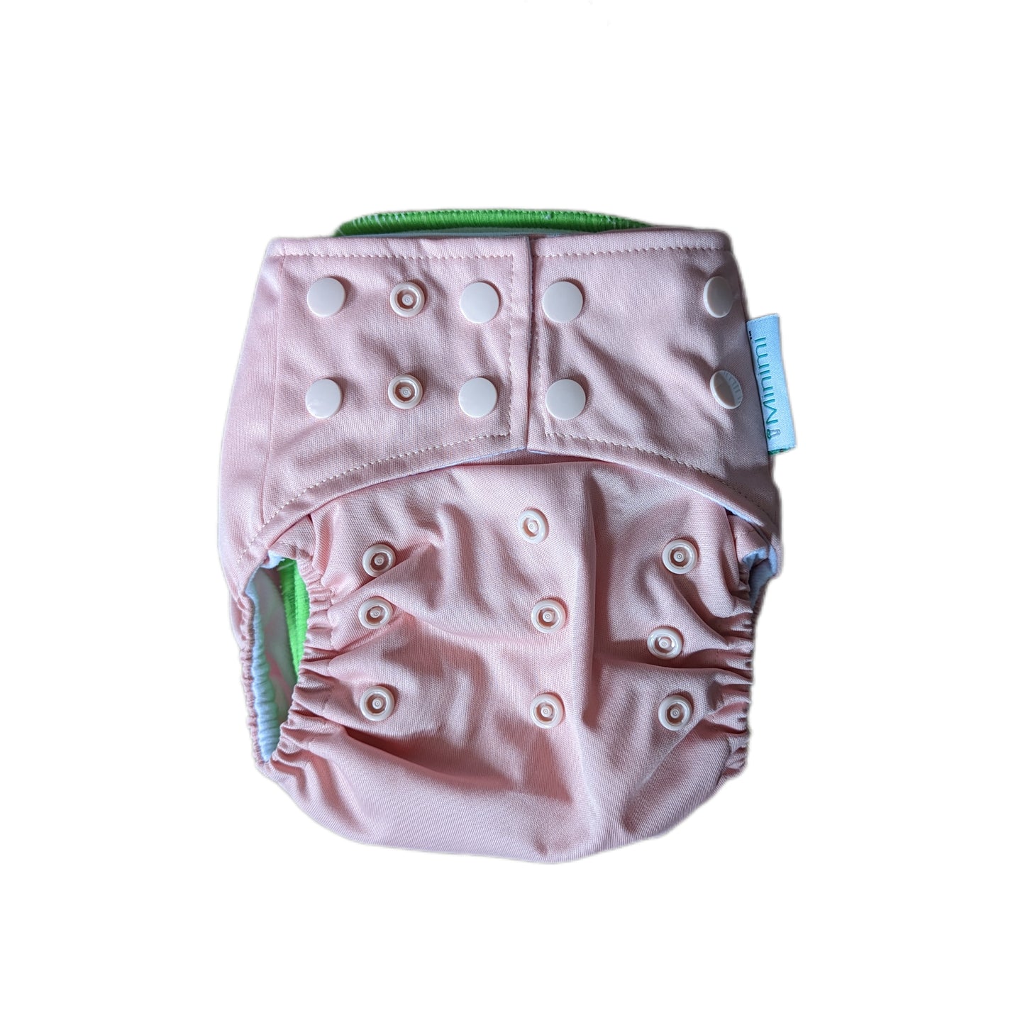 Minimi Snap in Pocket Nappy-Snap in with Pocket-Minimi-Salmon-The Nappy Market