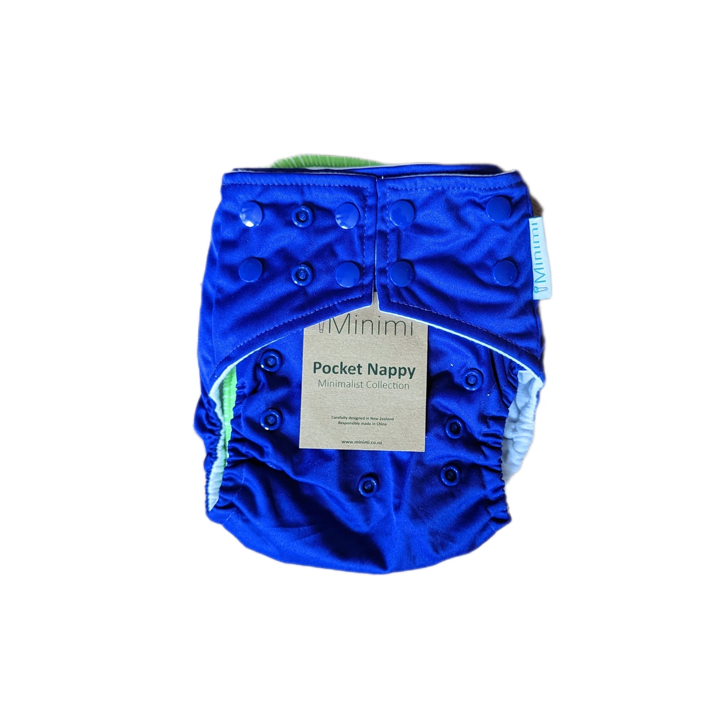 Minimi Snap in Pocket Nappy-Snap in with Pocket-Minimi-Denim-The Nappy Market