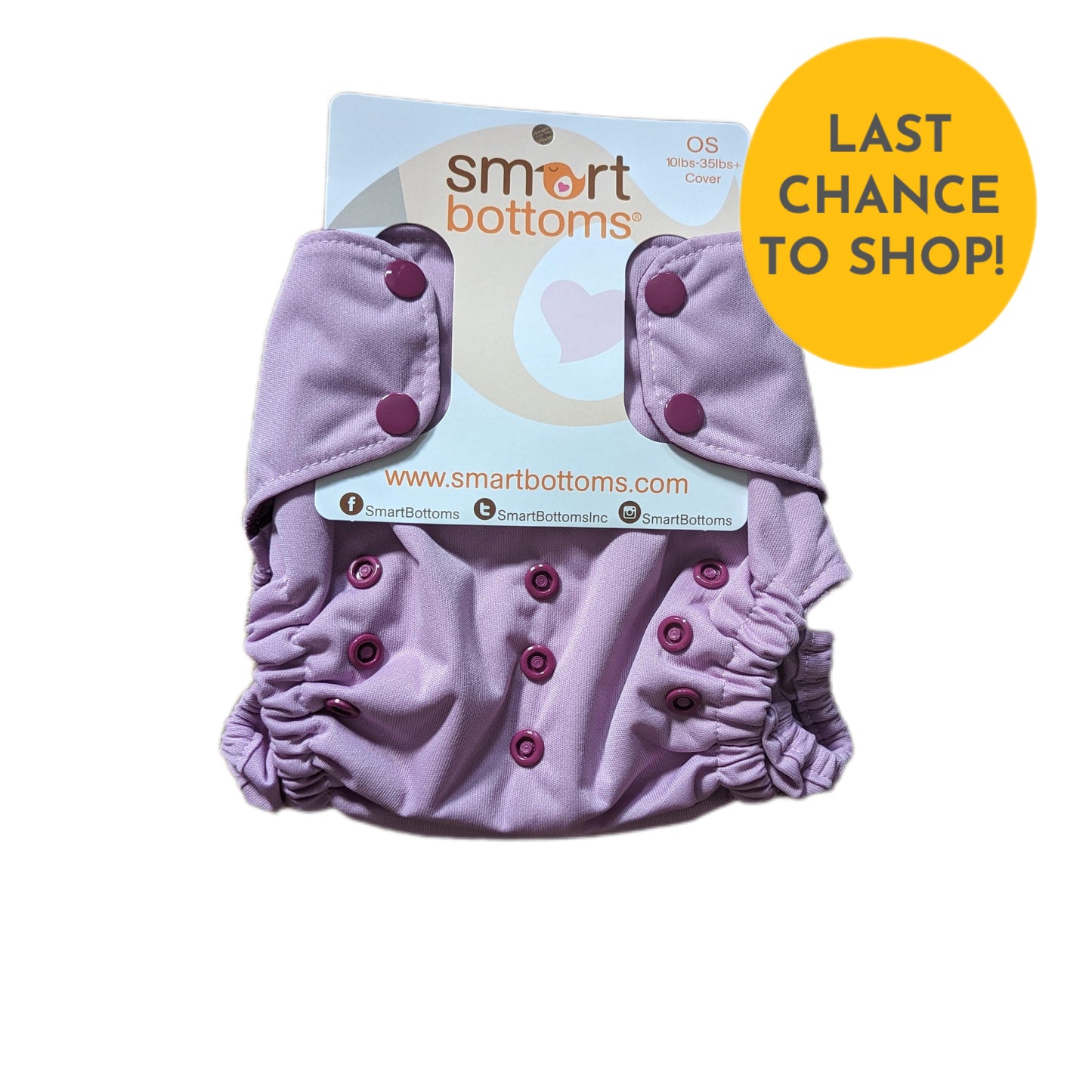 Smart Bottoms Too Smart Cover 2.0 Double Gusset CLEARANCE-Wrap-Smart Bottoms-Lilac-The Nappy Market