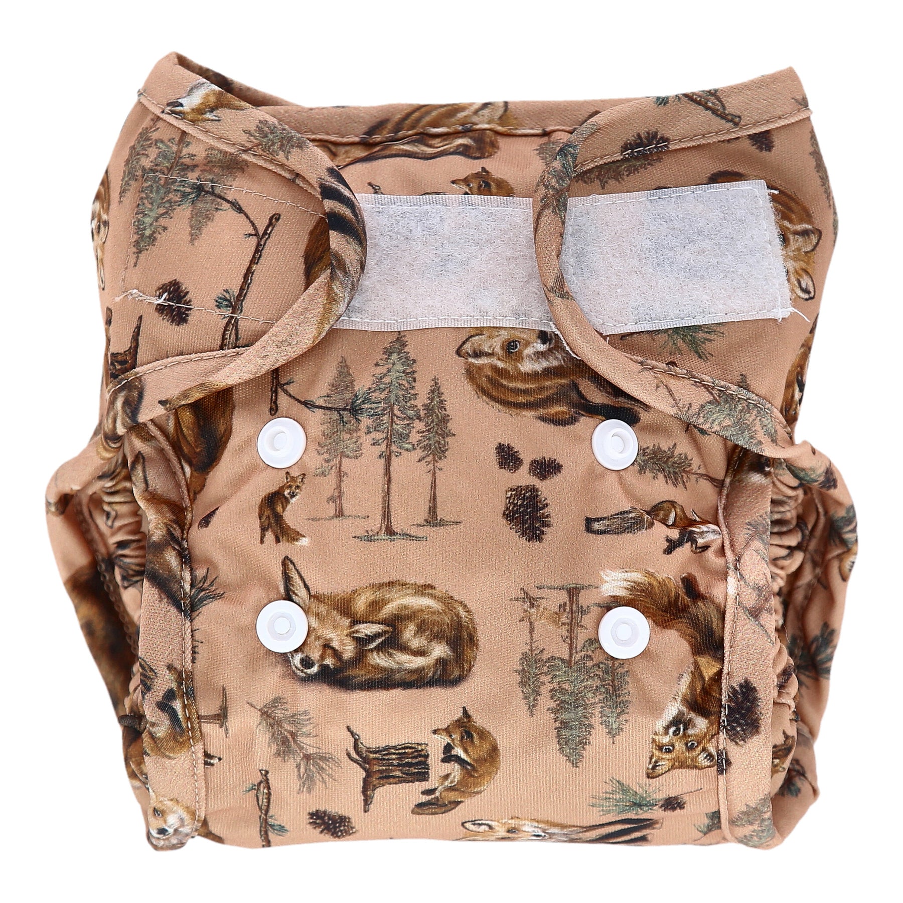 Little Lamb Nappy Wrap Cover Newborn-Wrap-Little Lamb-Bushy Tails-The Nappy Market