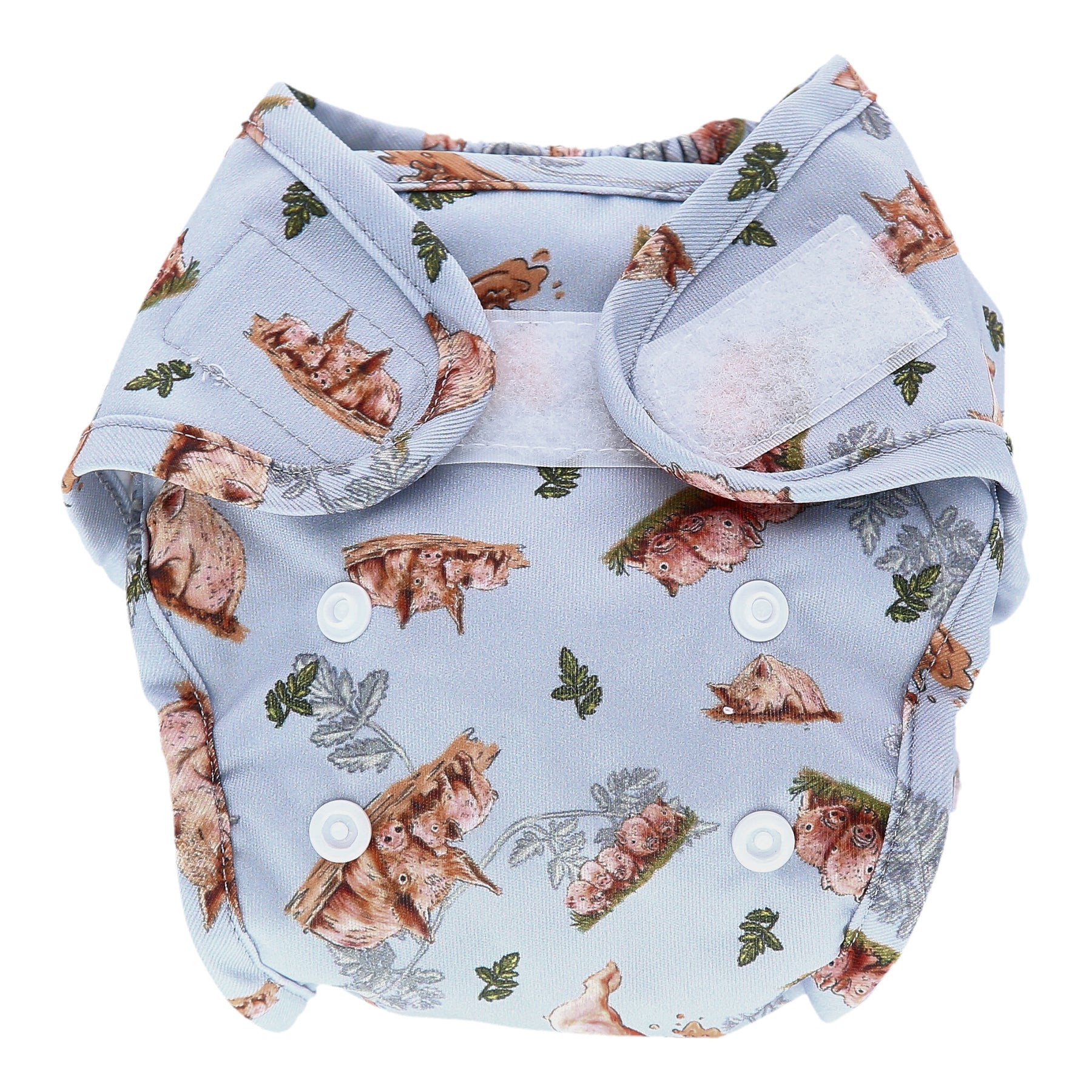 Little Lamb Nappy Wrap Cover Newborn-Wrap-Little Lamb-Sow in Love-The Nappy Market