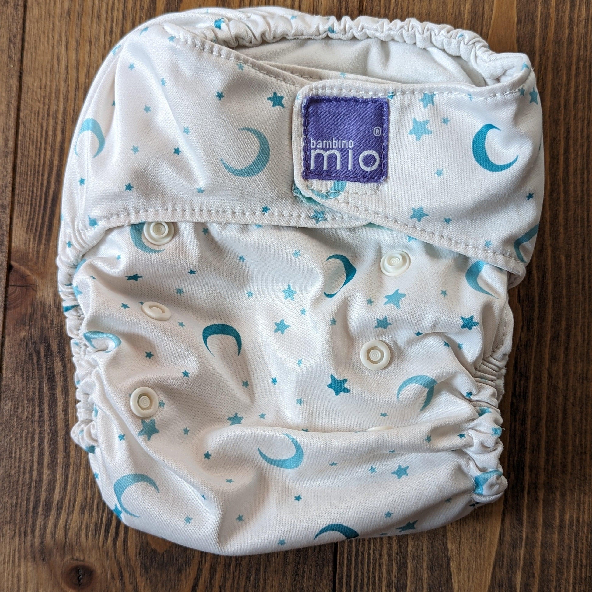 Bambino Mio Solo All in One Nappy-All In One Nappy-Bambio Mio-Clouds-The Nappy Market