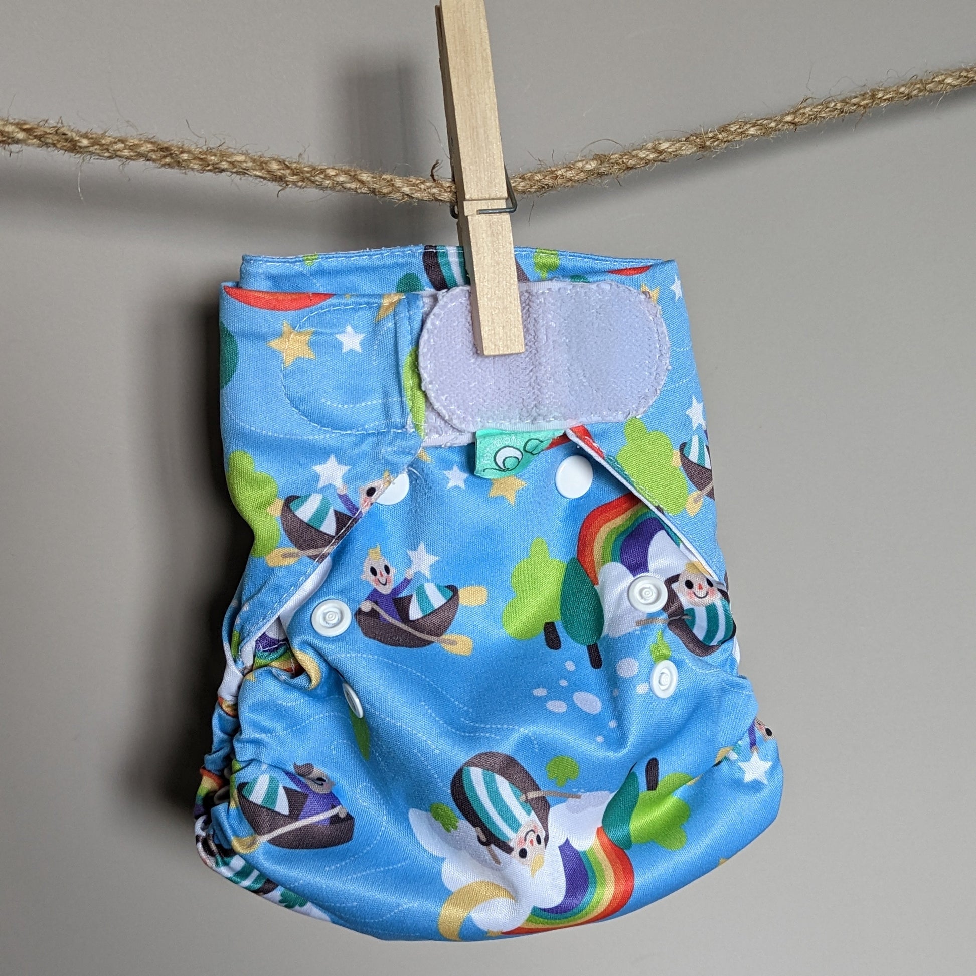 Tots Bots PeeNut Bamboozle Nappy Cover - Size 2-Wrap-Tots Bots-Row your Boat-The Nappy Market