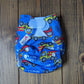 Littles & Bloomz Newborn Velcro Pocket Nappy-Pocket Nappy-Littles & Bloomz-Foxy (out of stock)-The Nappy Market