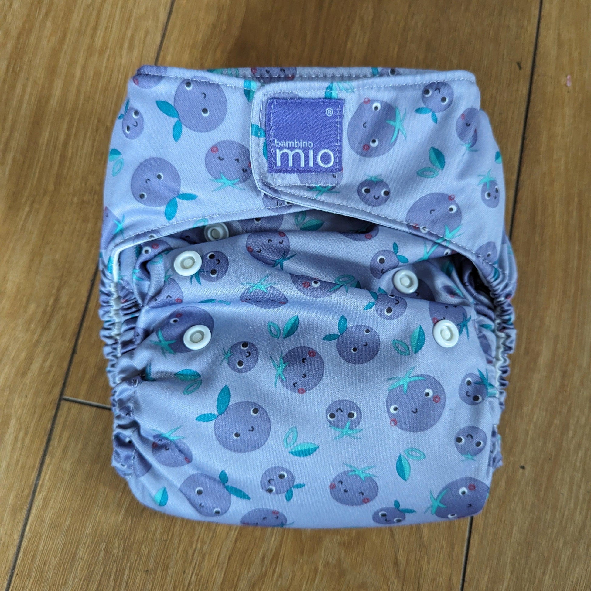 Bambino Mio Solo All in One Nappy-All In One Nappy-Bambio Mio-Blueberry-The Nappy Market