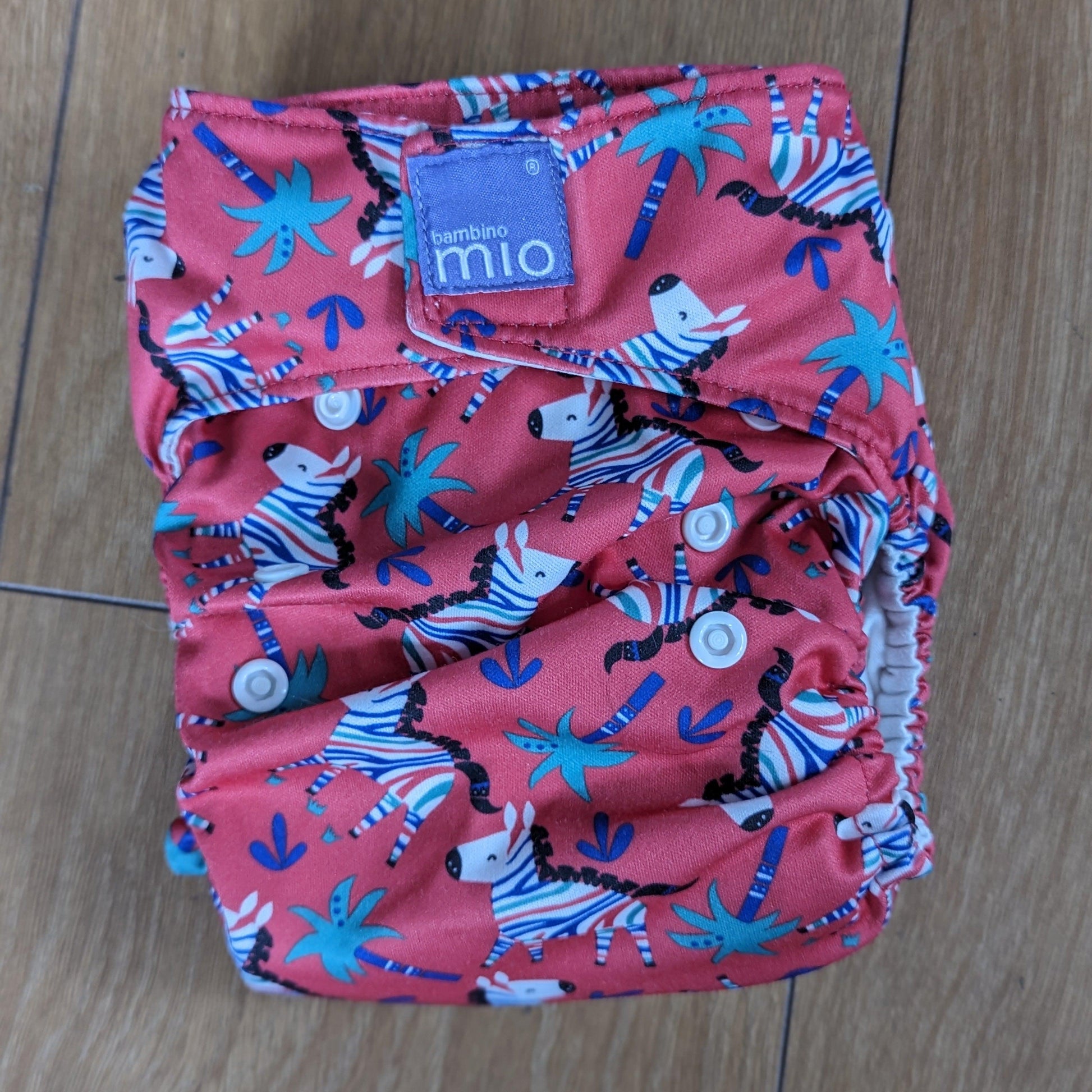 Bambino Mio Solo All in One Nappy-All In One Nappy-Bambio Mio-Zebra-The Nappy Market