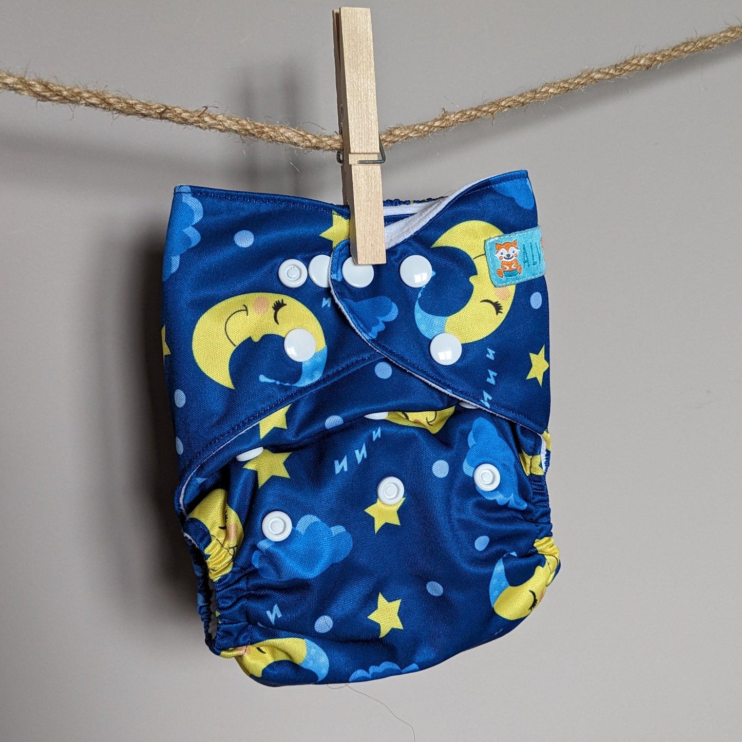 Alva Baby Pocket Nappies-Pocket Nappy-Alva Baby-Moon-The Nappy Market