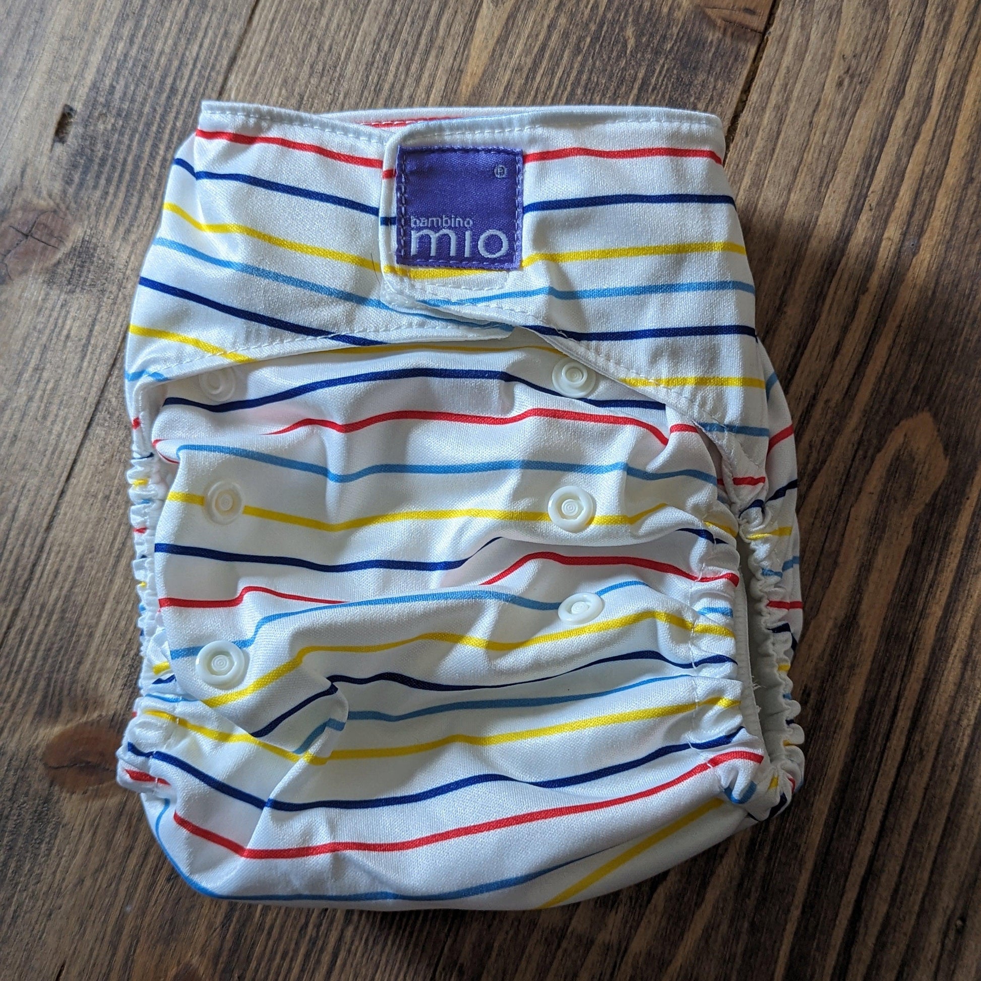 Bambino Mio Solo All in One Nappy-All In One Nappy-Bambio Mio-Stripe-The Nappy Market