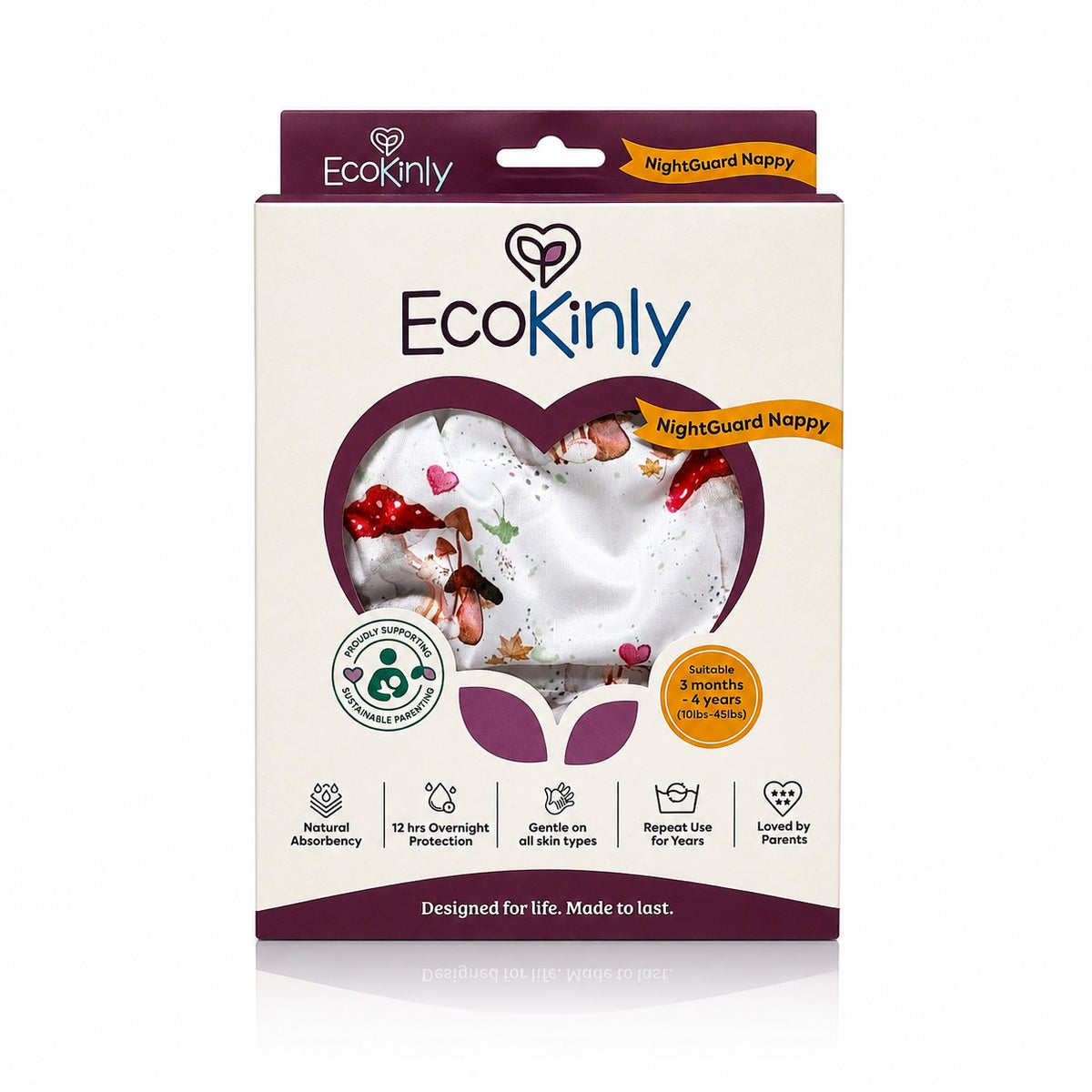 NightGuard 12 Hour Protection Reusable Night Cloth Nappy-Night Nappy-Ecokinly-Saltee-The Nappy Market