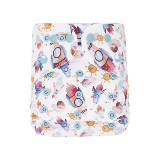 Fiyyah Pokkit Pocket Nappy-Pocket Nappy-Fiyyah-To the Moon-The Nappy Market