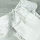 MuslinZ 6 Pack Muslin Prefold – White (PREORDER - Shipping 15th Jan)-Prefold-MuslinZ-Size 1-The Nappy Market