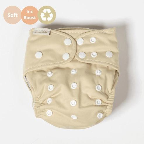 Bare & Boho Ai2 Nappy-All in Two Nappy-Bare & Boho-Sand-The Nappy Market