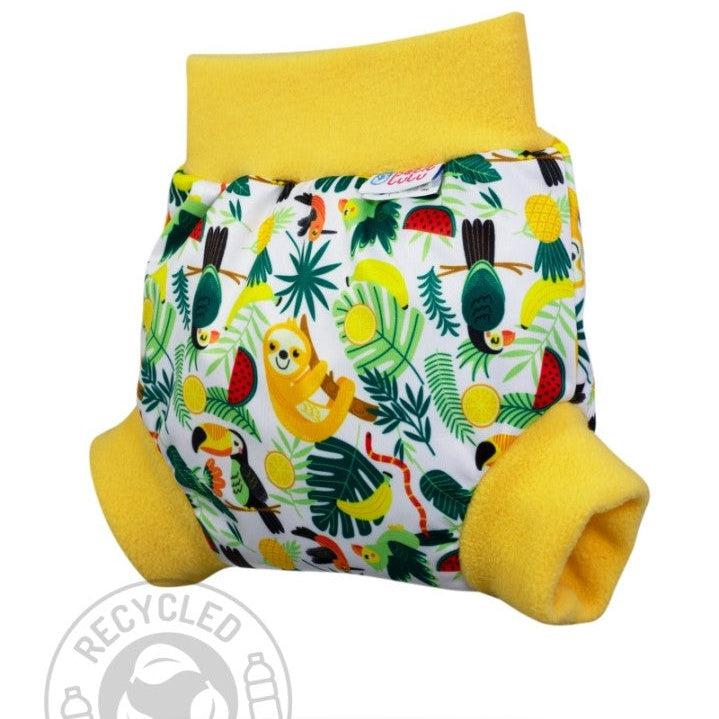 Petit Lulu Pull Up Nappy Cover X Large-Wrap-Petit Lulu-Blooming Garden-The Nappy Market