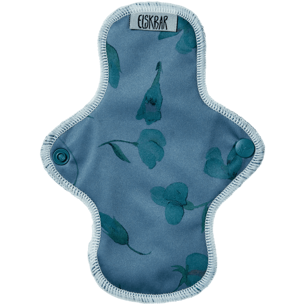Elskbar Light / Panty Liner Cloth Pad - PREORDER-Cloth Sanitary Pads-Elskbar-Butterfly Pea-The Nappy Market