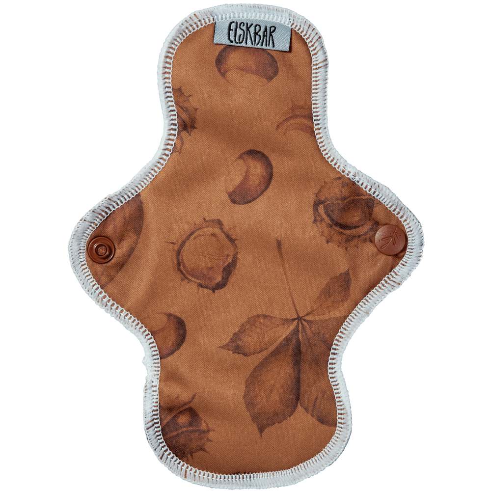 Elskbar Light / Panty Liner Cloth Pad - PREORDER-Cloth Sanitary Pads-Elskbar-Chestnut-The Nappy Market