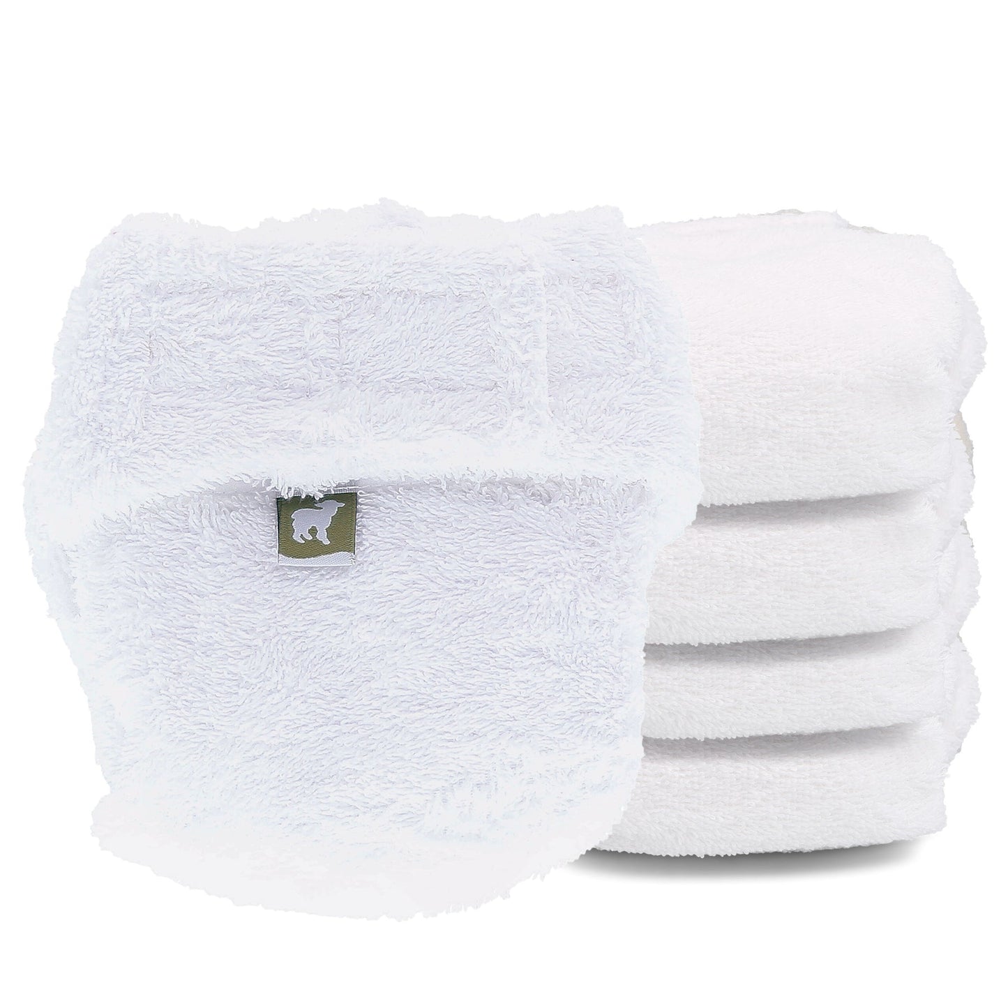 Little Lamb Cotton Fitted Nappy-Fitted Nappy-Little Lamb-Size 1-The Nappy Market