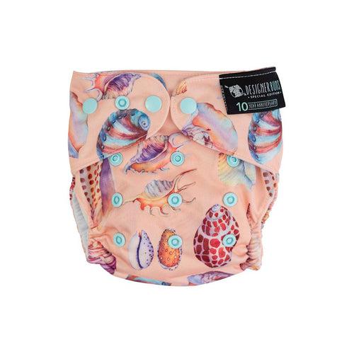 Designer Bums Snap in Pocket Nappy-Snap in with Pocket-Designer Bums-Sandy Beach-The Nappy Market