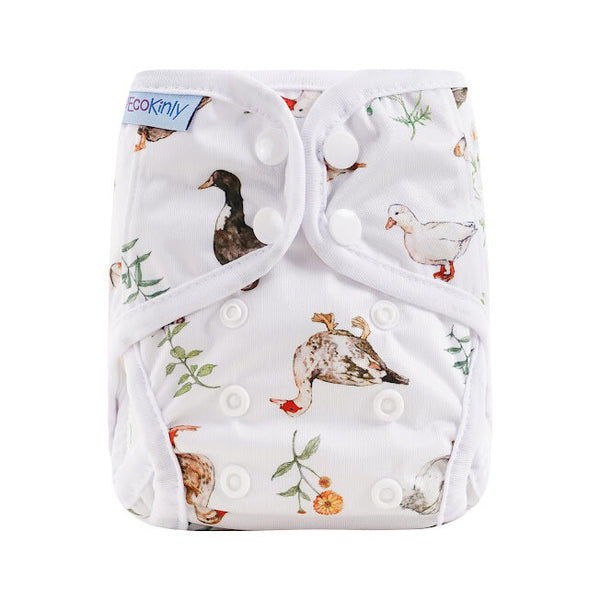 EcoKinly Newborn Reusable Nappy-All in Two Nappy-Ecokinly-Downstream-The Nappy Market