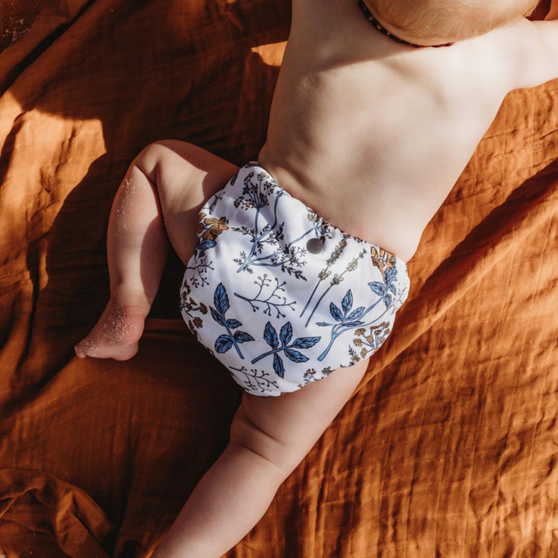 EcoNaps Snap in Pocket Nappy-Snap in with Pocket-EcoNaps-Desset Cactus-The Nappy Market